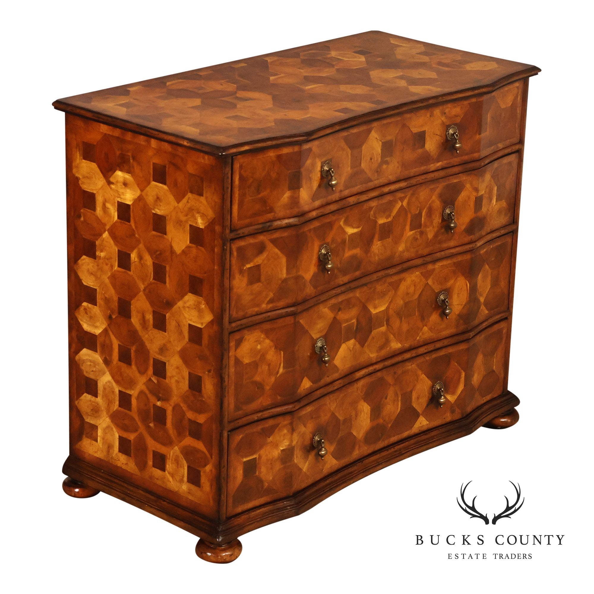 Jonathan Charles Oyster Chest of Drawers