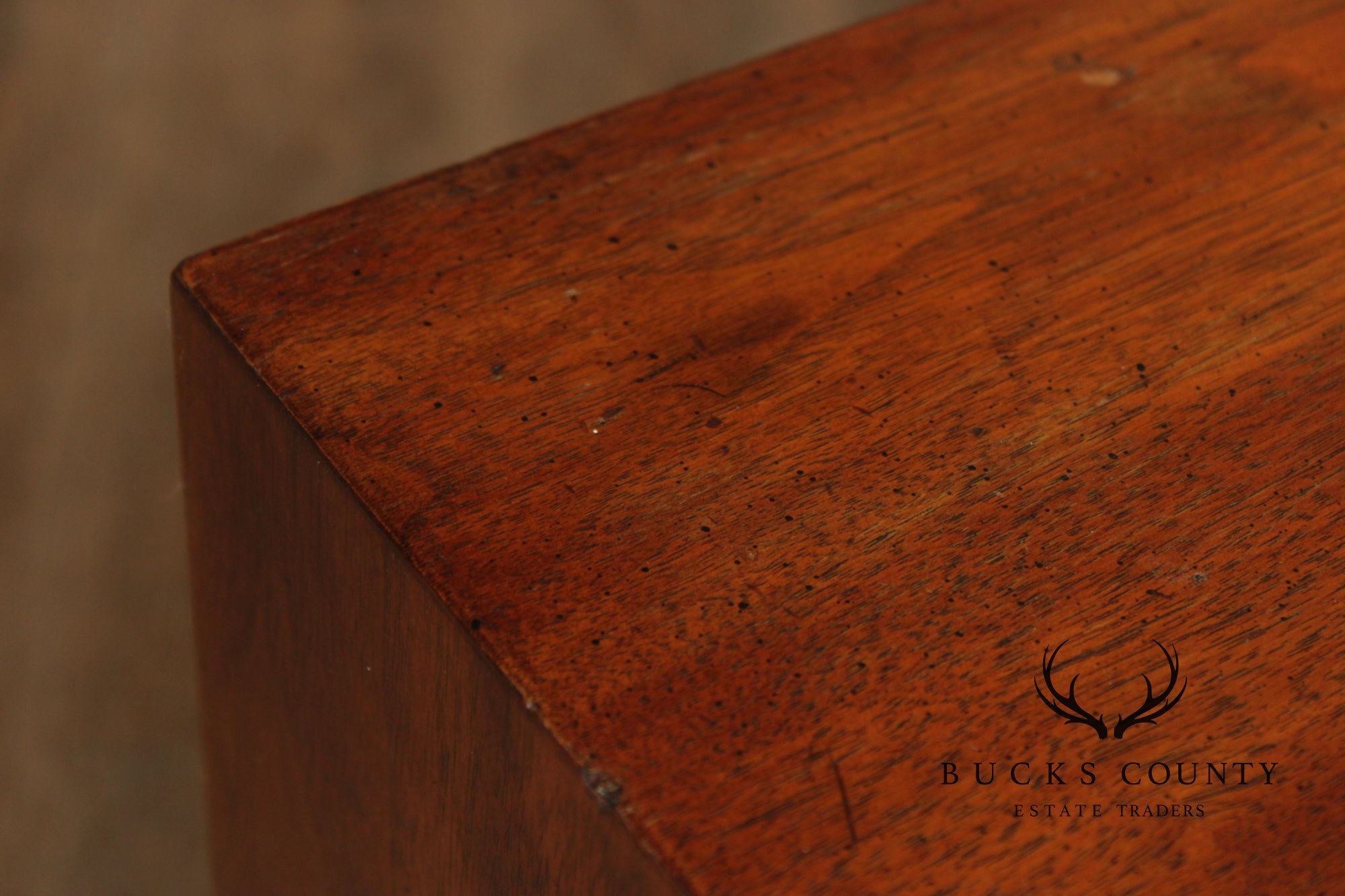 Henredon Chinoiserie Style Mahogany Nightstands