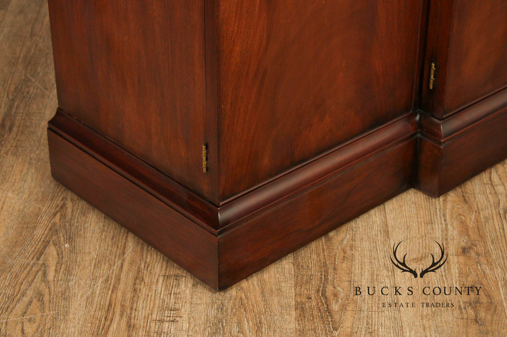 Henkel Harris Regency Style Mahogany Breakfront China Cabinet