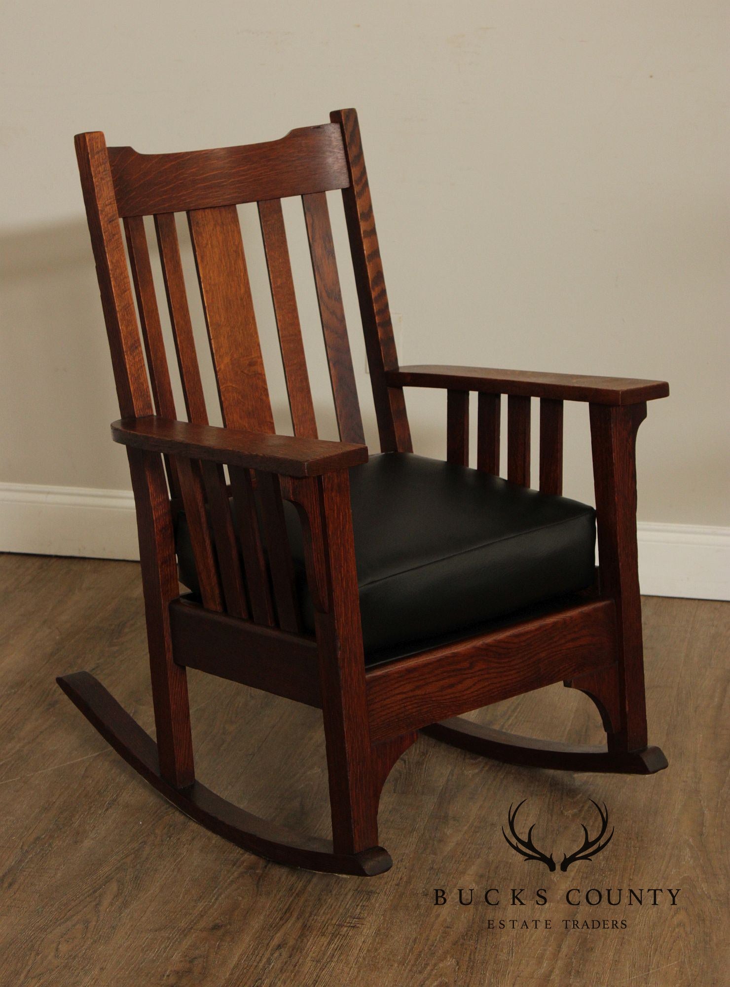 Antique Mission Oak Rocking Chair