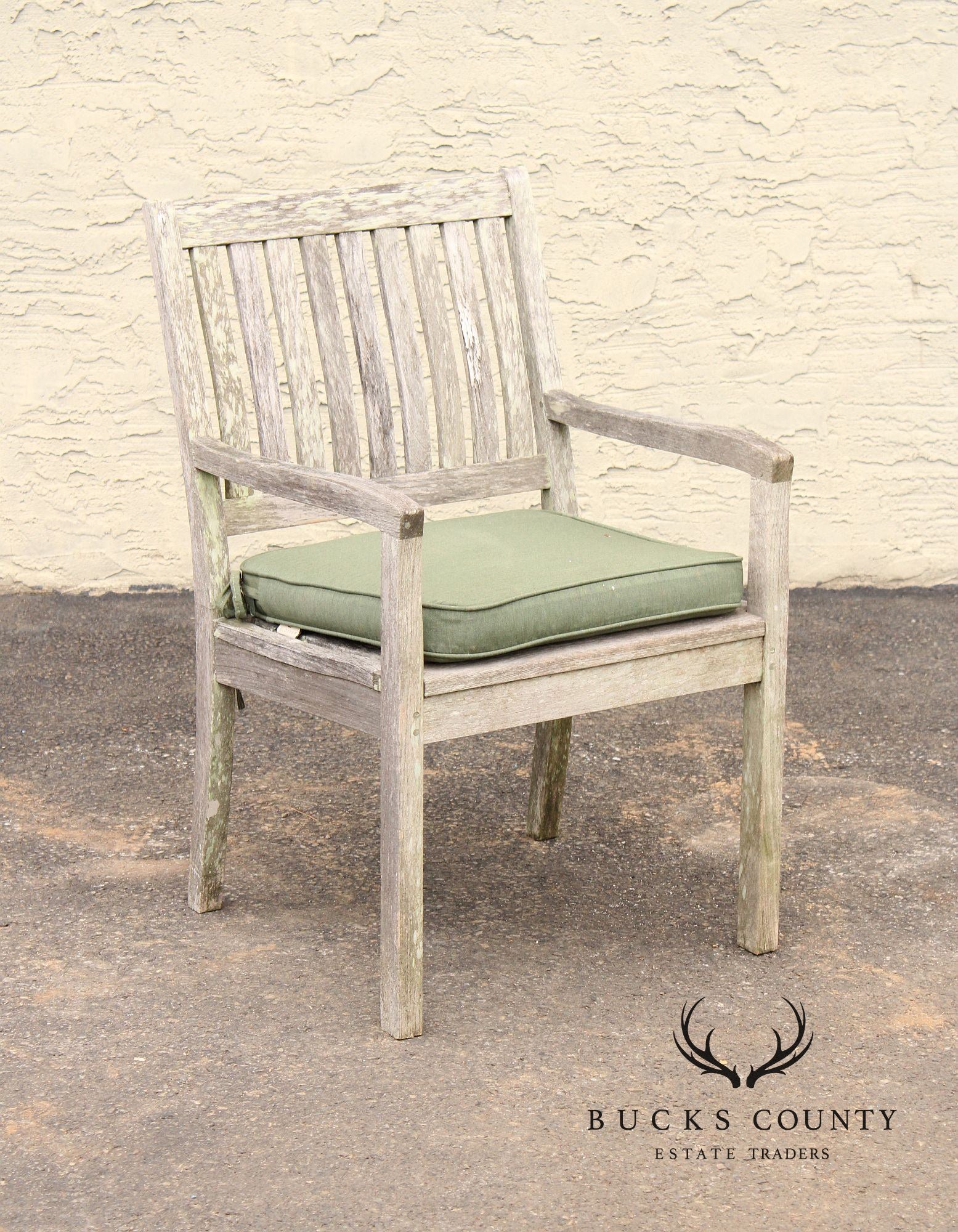 Gloster Teak Outdoor Patio Dining Table With Four Chairs