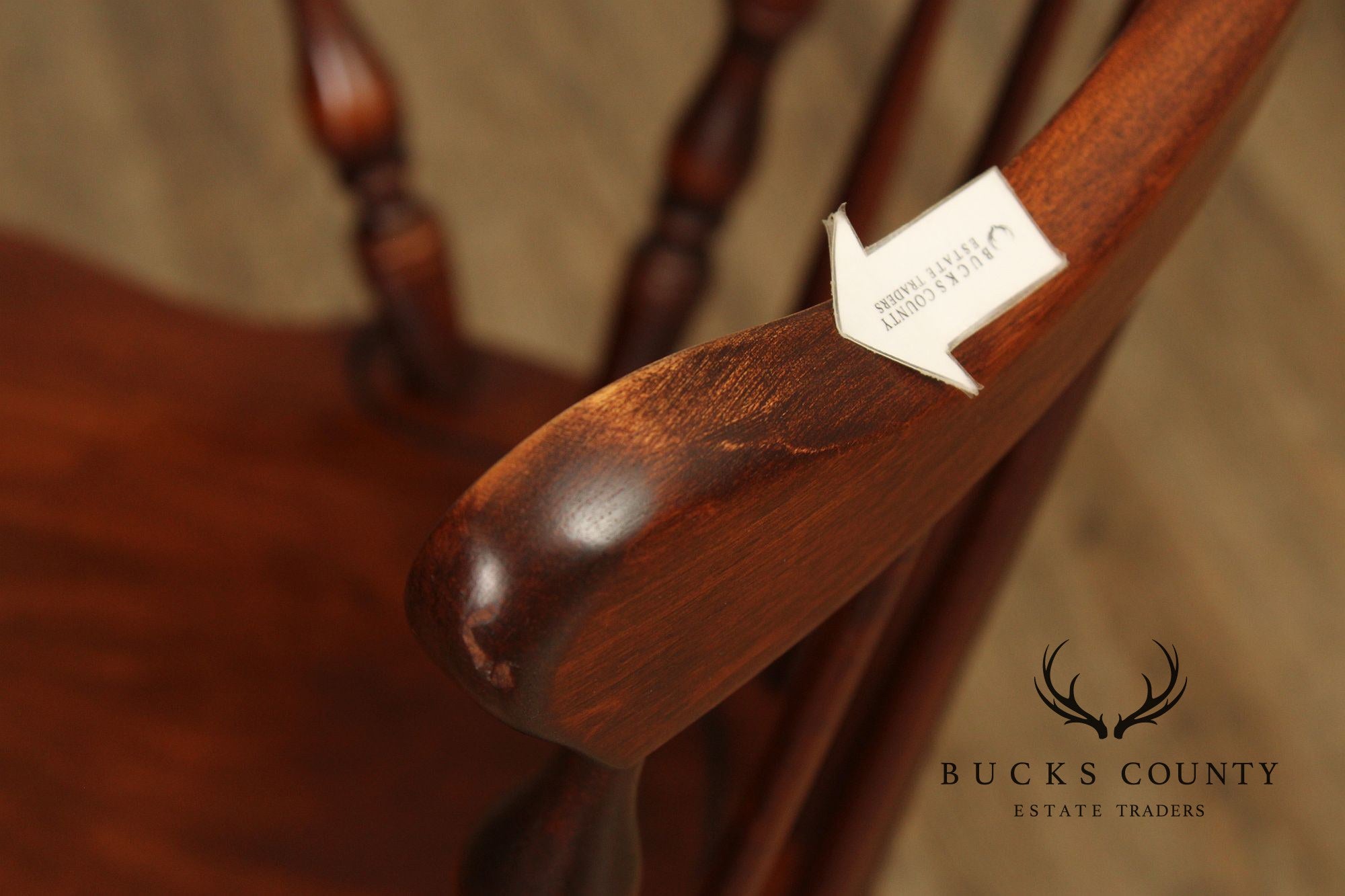 Hitchcock Stencil-Decorated Cherry Windsor Armchair