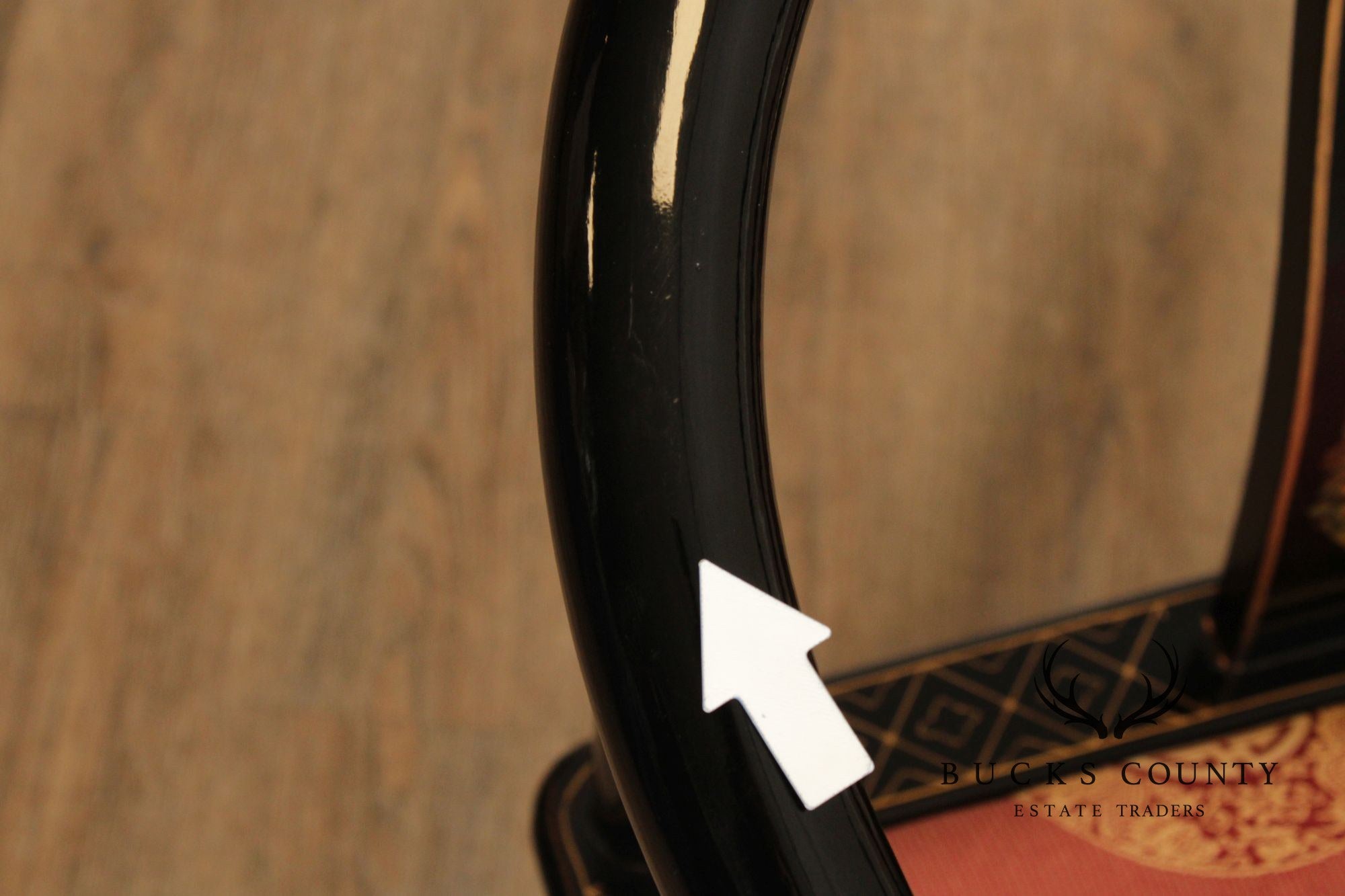 Pulaski Furniture Chinoiserie Horseshoe Armchair