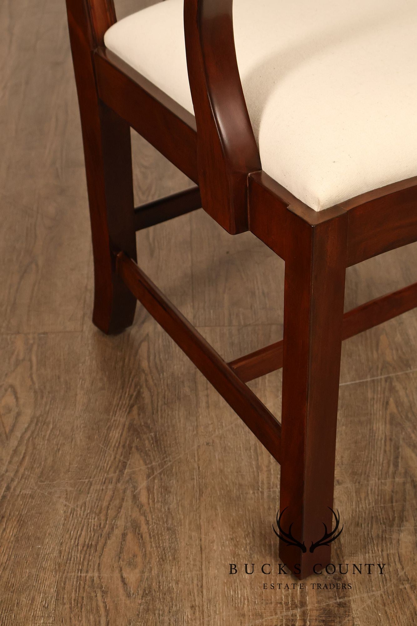 Scarborough House Chippendale Style Pair Of Mahogany Armchairs