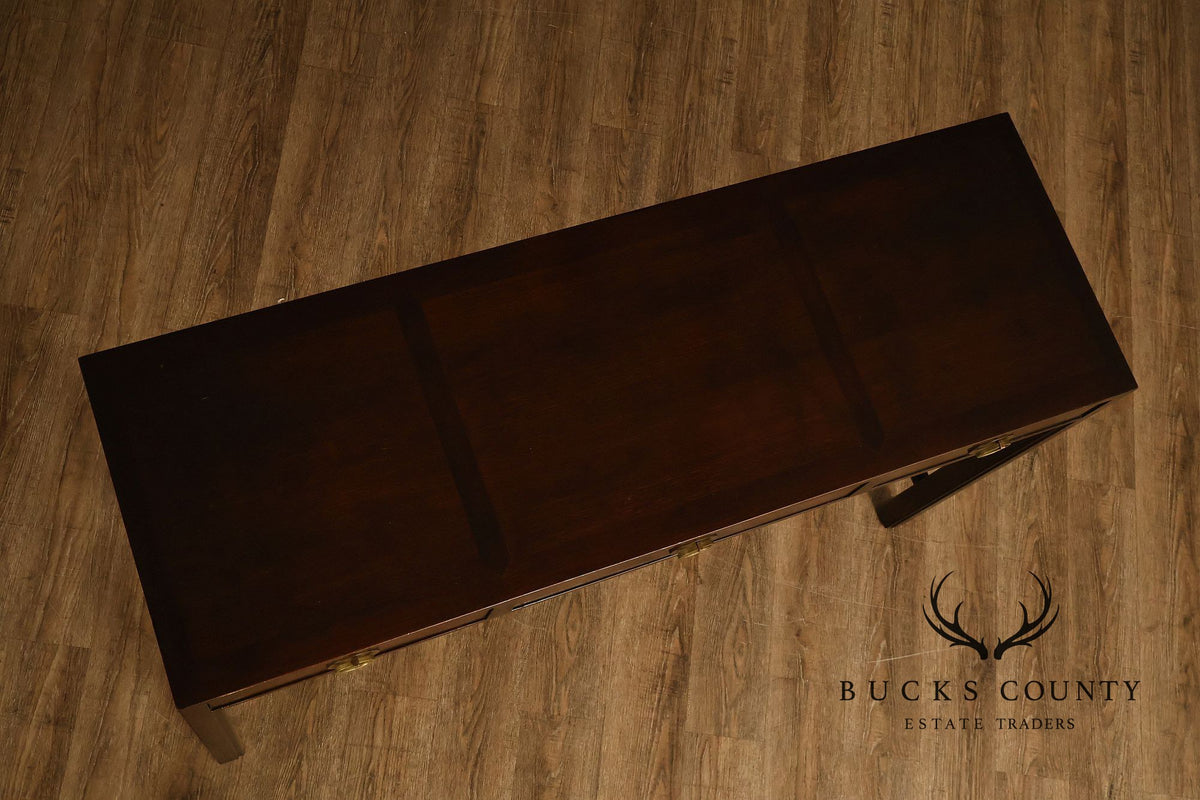 Dunbar Mid Century Modern Mahogany Console