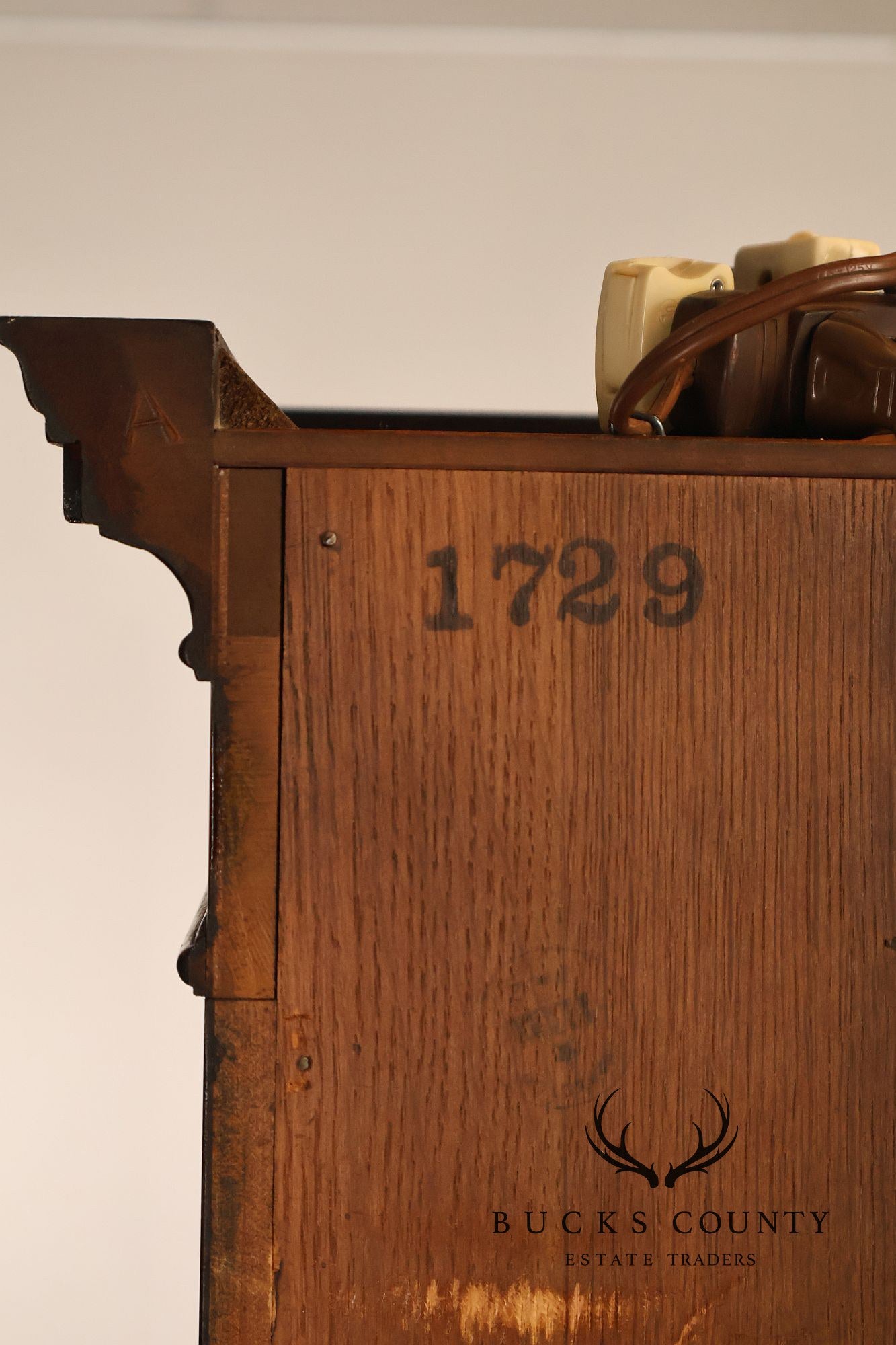 Baker Furniture Georgian Style Vintage Mahogany Breakfront Bookcase