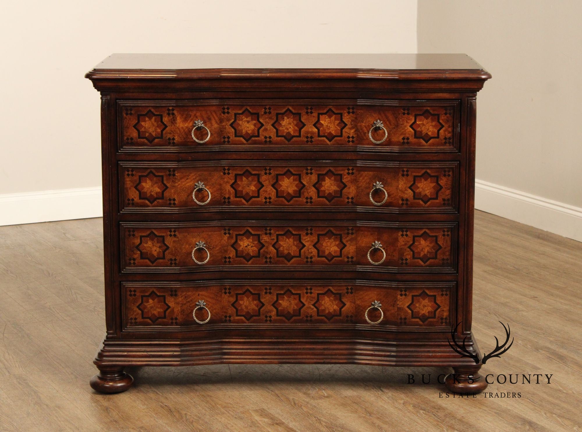 Hooker 'Seven Seas' Parquetry Chest of Drawers