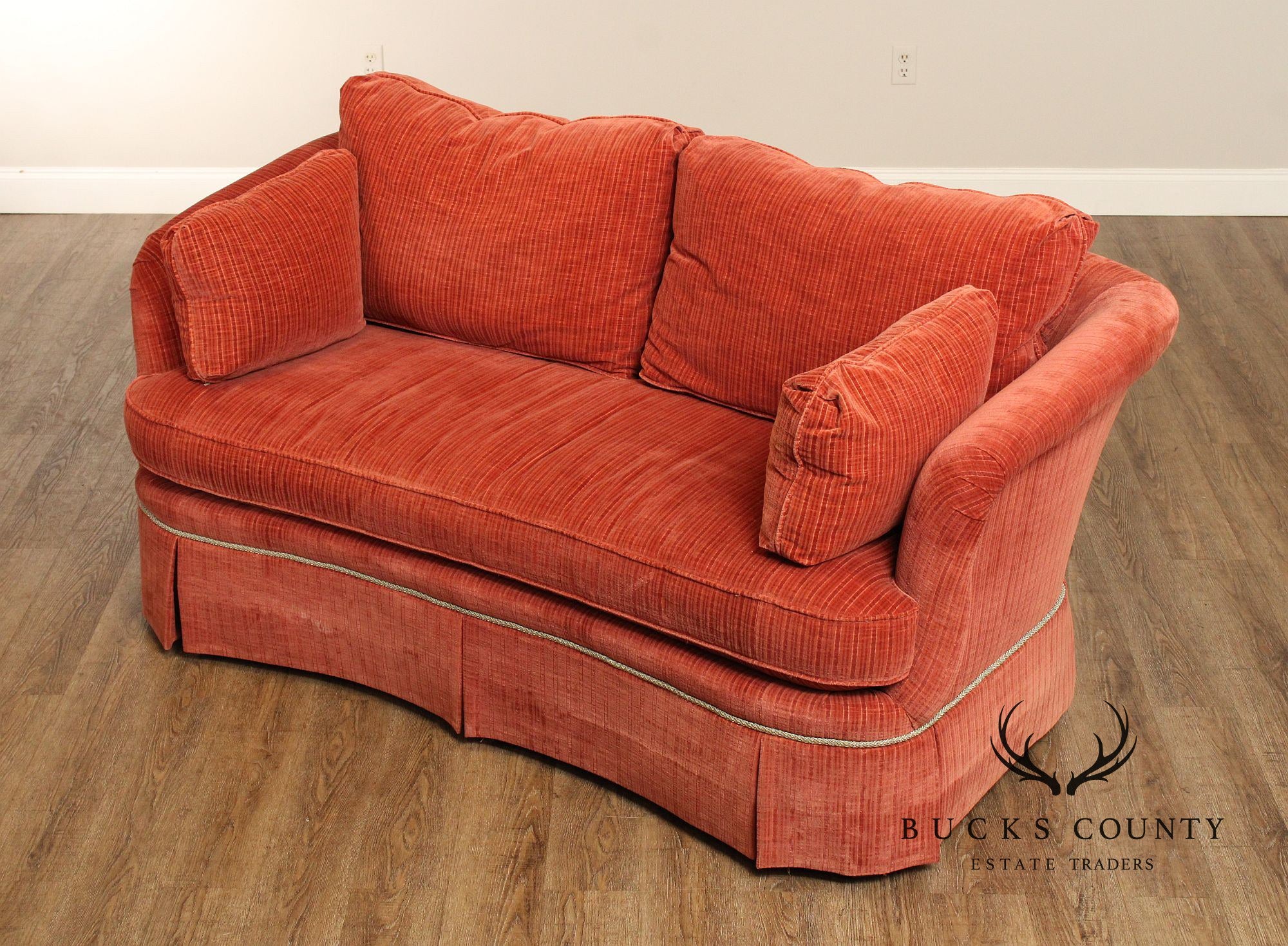 Vintage Sherrill Furniture Custom Upholstered Loveseat