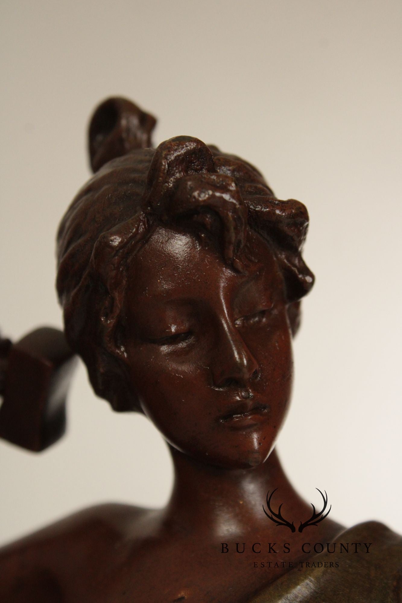 Emmanuel Villanis Bronze Statue, 'The Sculptor'