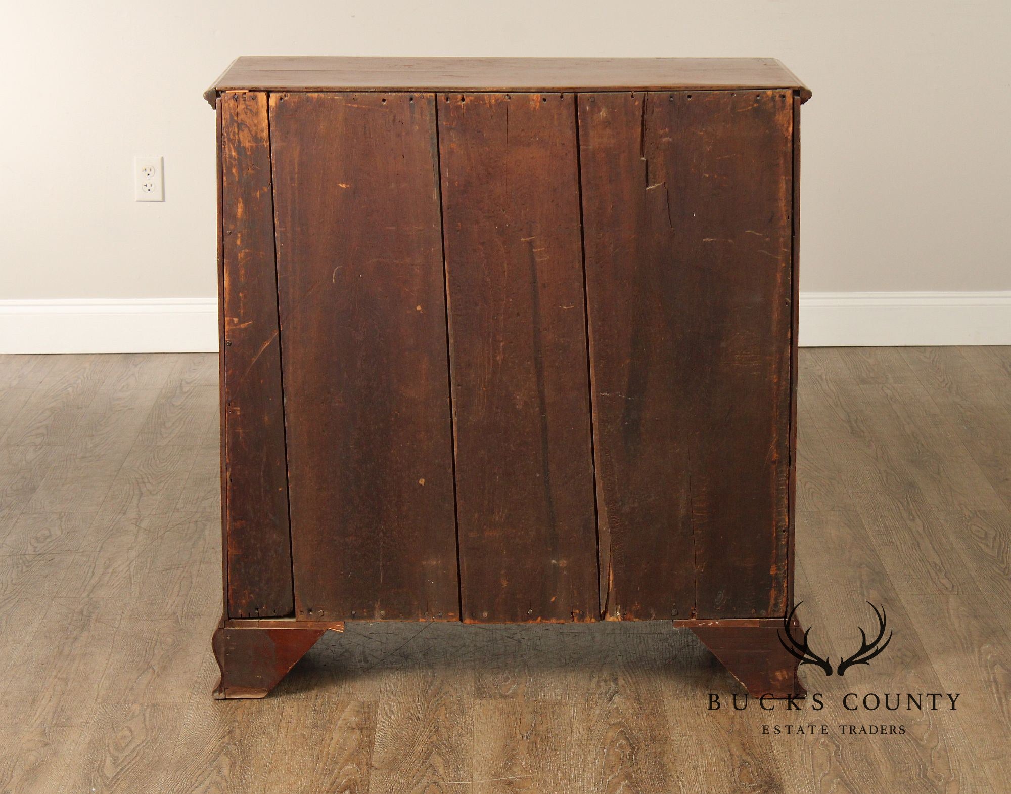 Antique American Walnut Chippendale Style Chest of Drawers