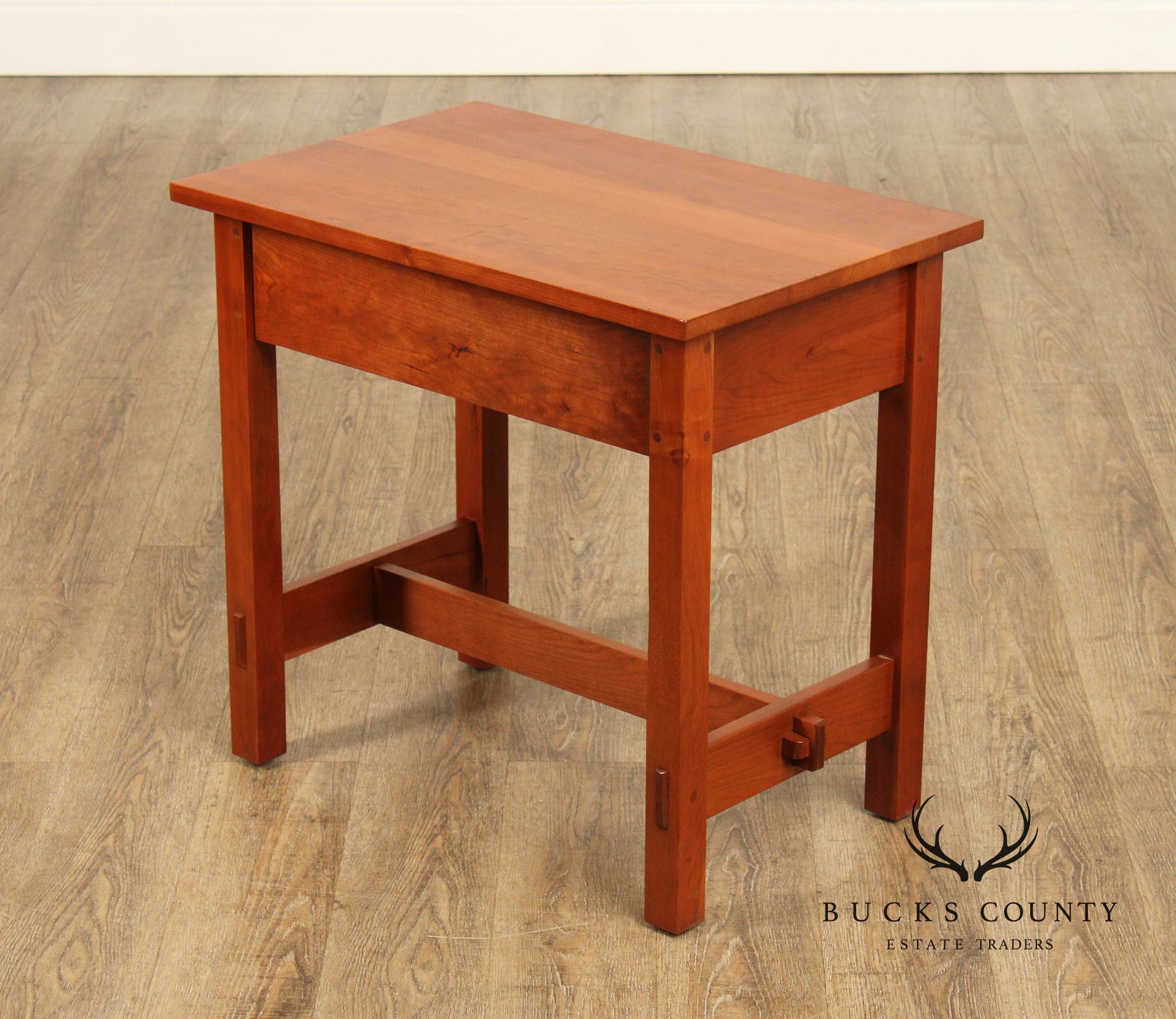 Stickley Mission Collection Cherry End Table with Drawer