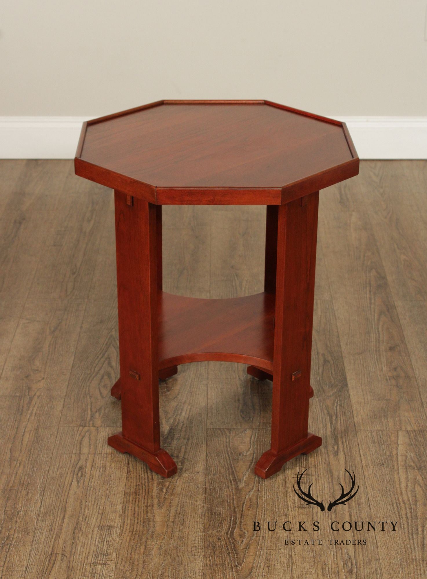 Stickley Mission Collection Cherry Octagonal Table