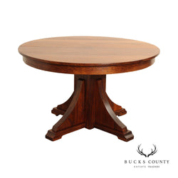 Stickley Brothers  Antique Mission Oak 48 inch Round Dining Table