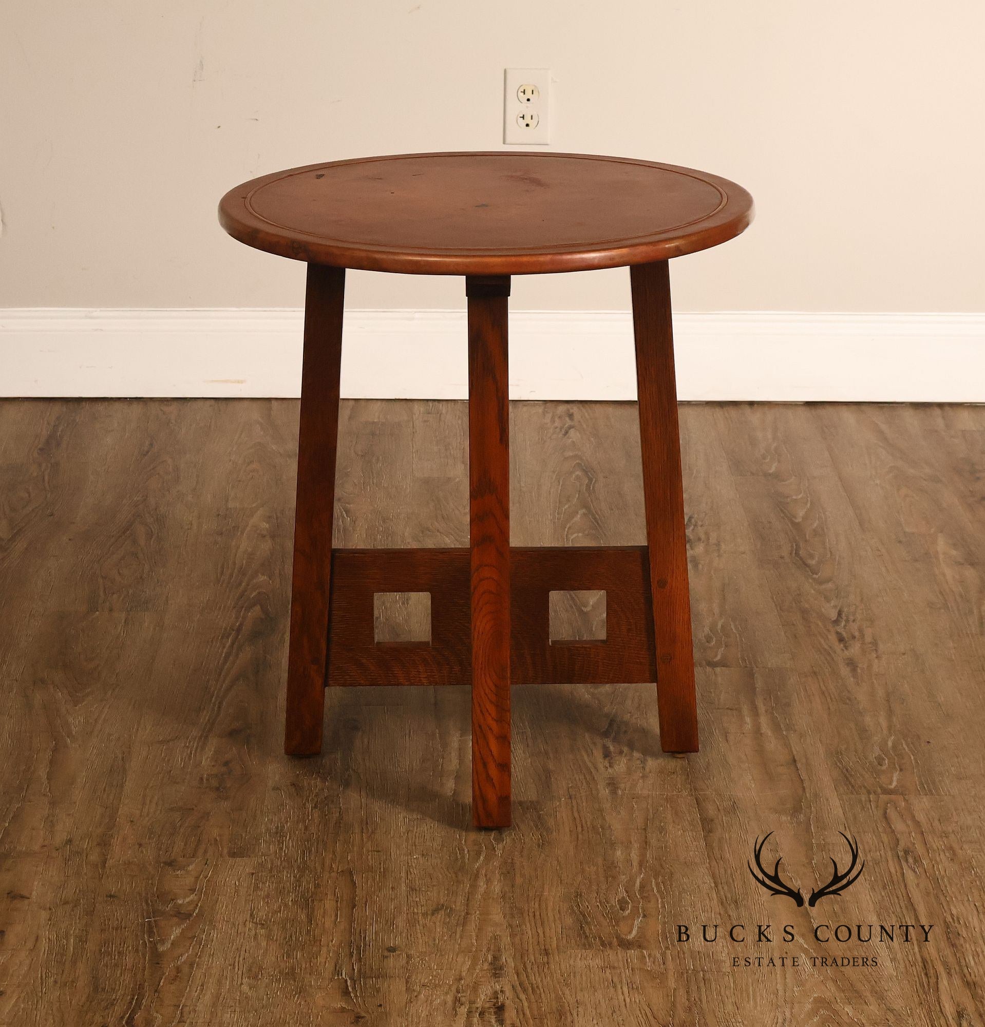 Stickley Limbert Commemorative Copper Top Mission Table