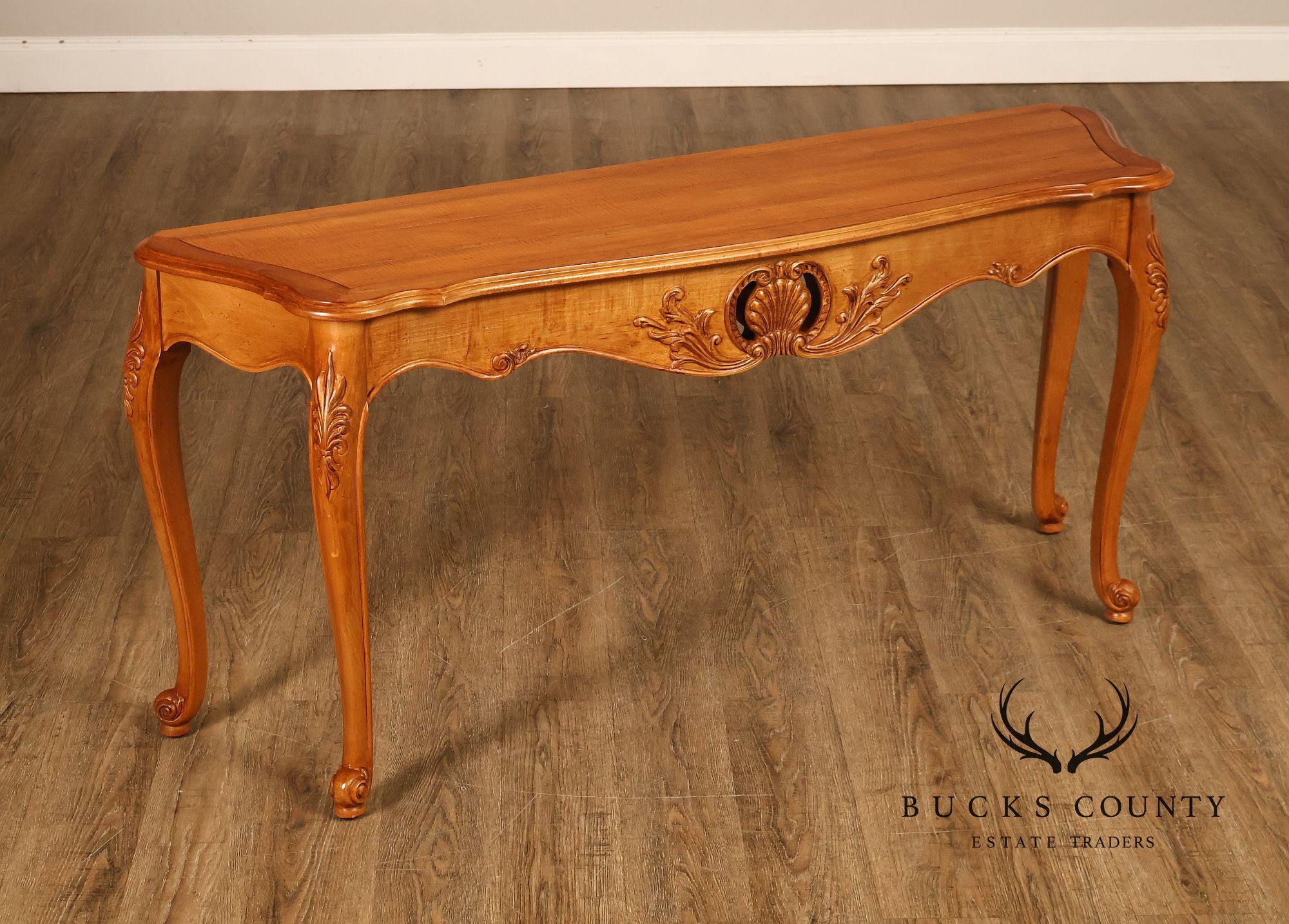 Ethan Allen Legacy Collection French Country Style Narrow Console Table