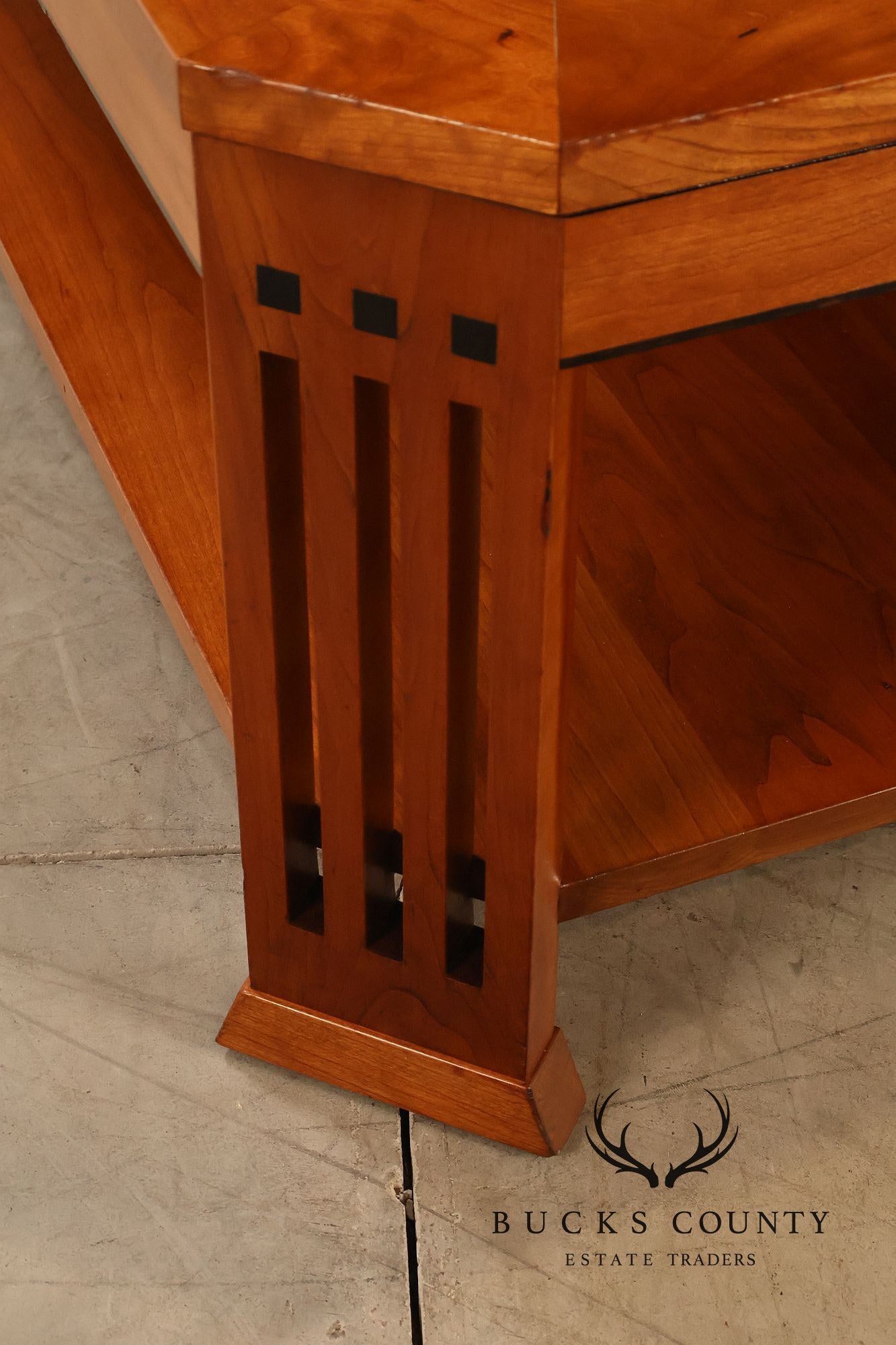 Stickley 21st Century Collection Granite Top Cherry Coffee Table