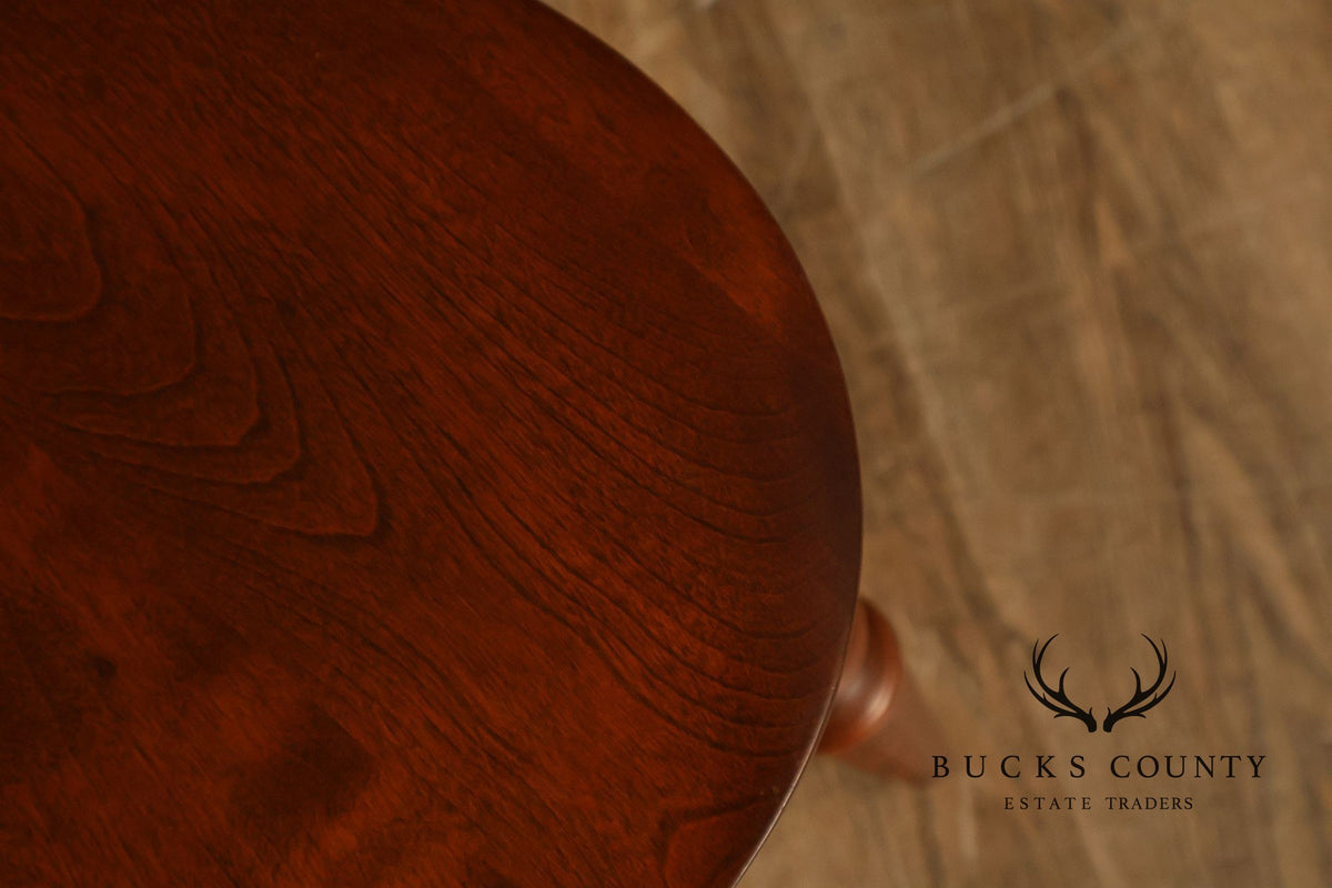 Nichols & Stone Set Of Eight Cherry Windsor Dining Chairs