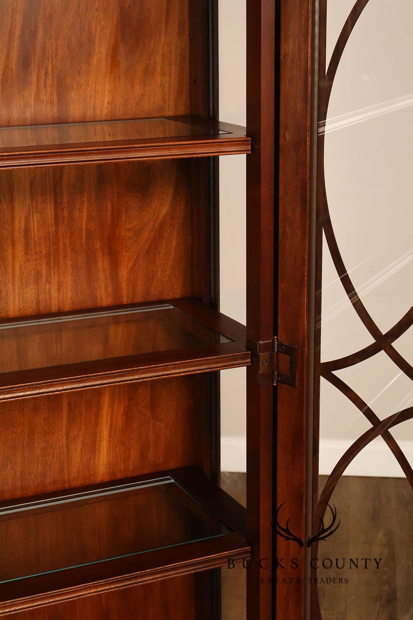 Ethan Allen Newport Collection Mahogany China Cabinet
