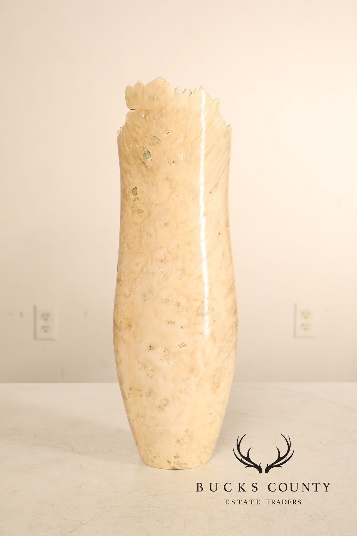 John Mascoll Contemporary Turned Maple Vase