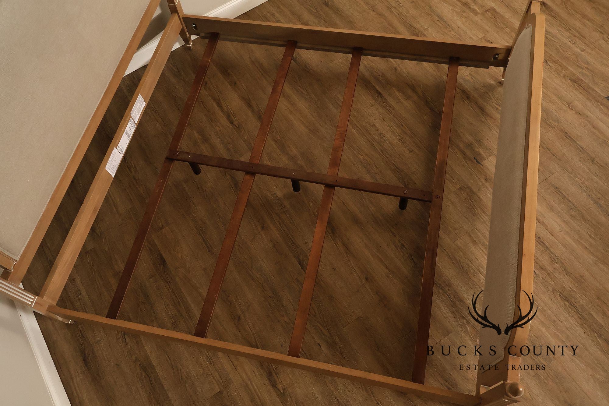 Ethan Allen King 'Allesandra' Upholstered Bed Frame