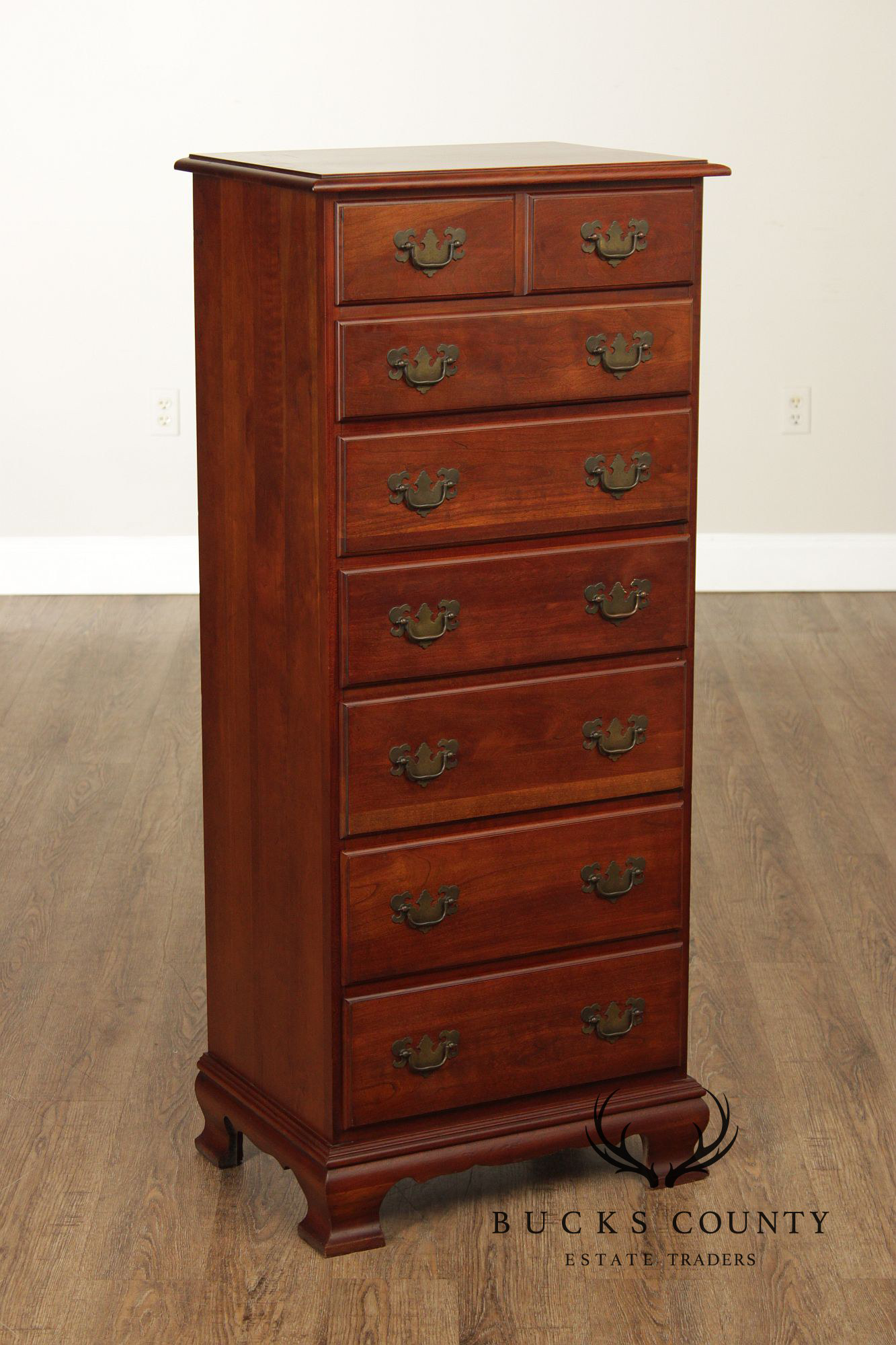 Chippendale Style Cherry Lingerie Chest