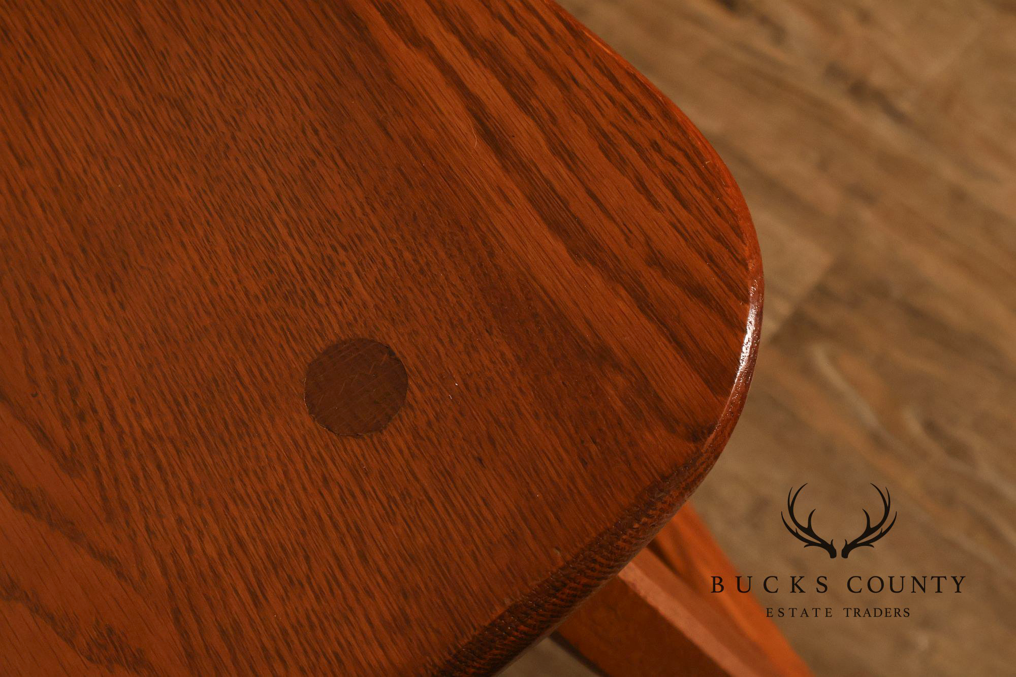 Hunt Country Furniture Solid Oak Occasional Height Stool
