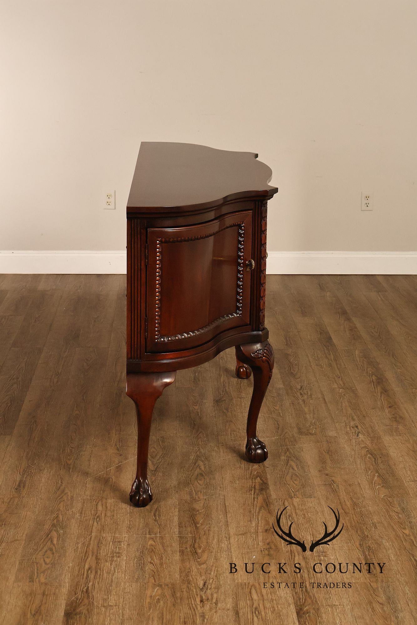 Century Furniture Mahogany Chippendale Style Sideboard Buffet