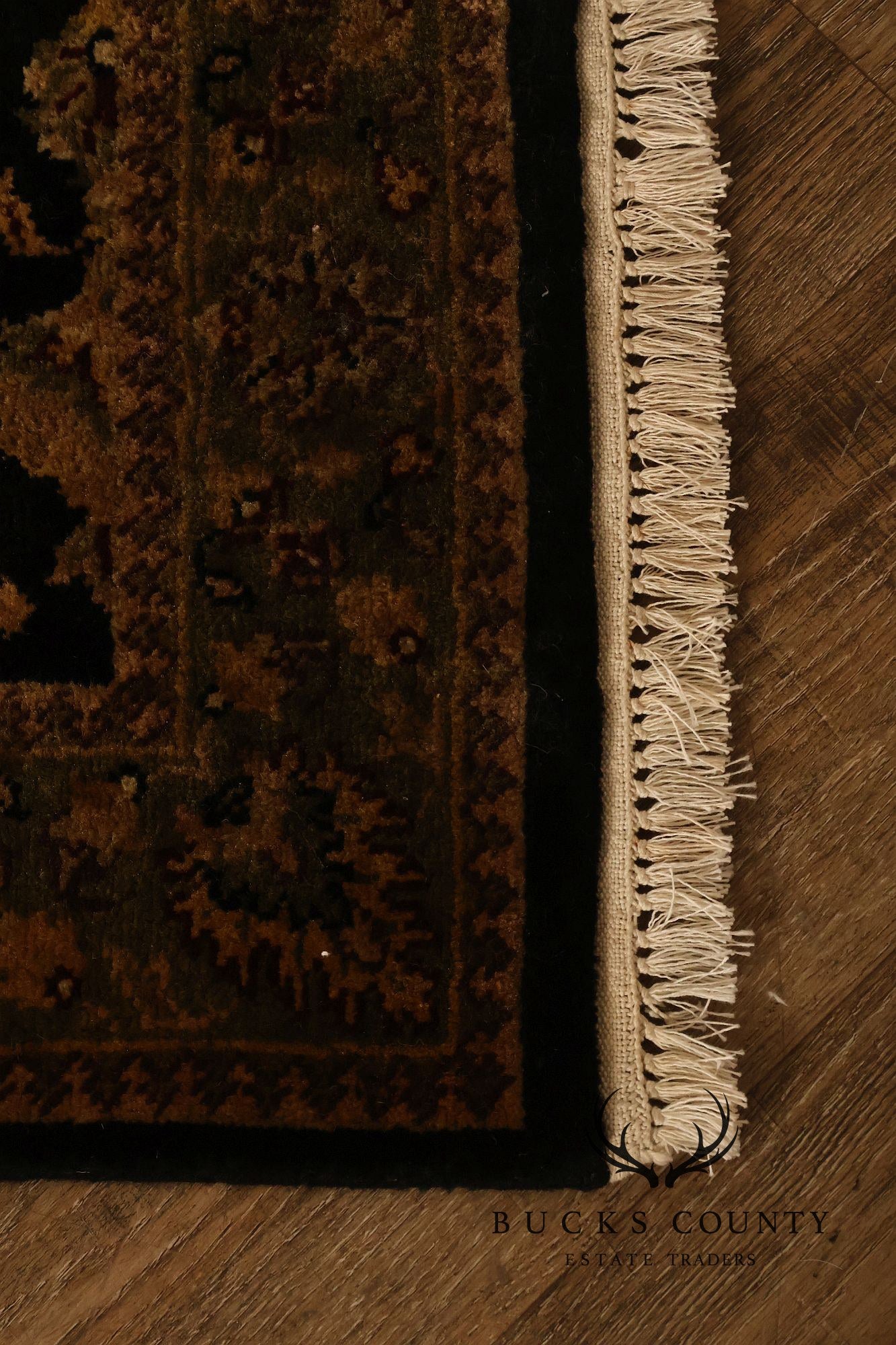 Hand Knotted Traditional Wool Floral Runner Rug