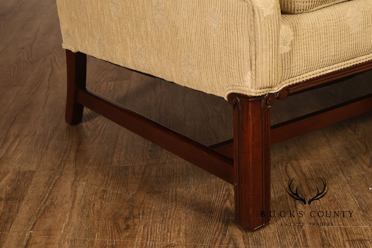 Chippendale Style Mahogany Frame Sofa
