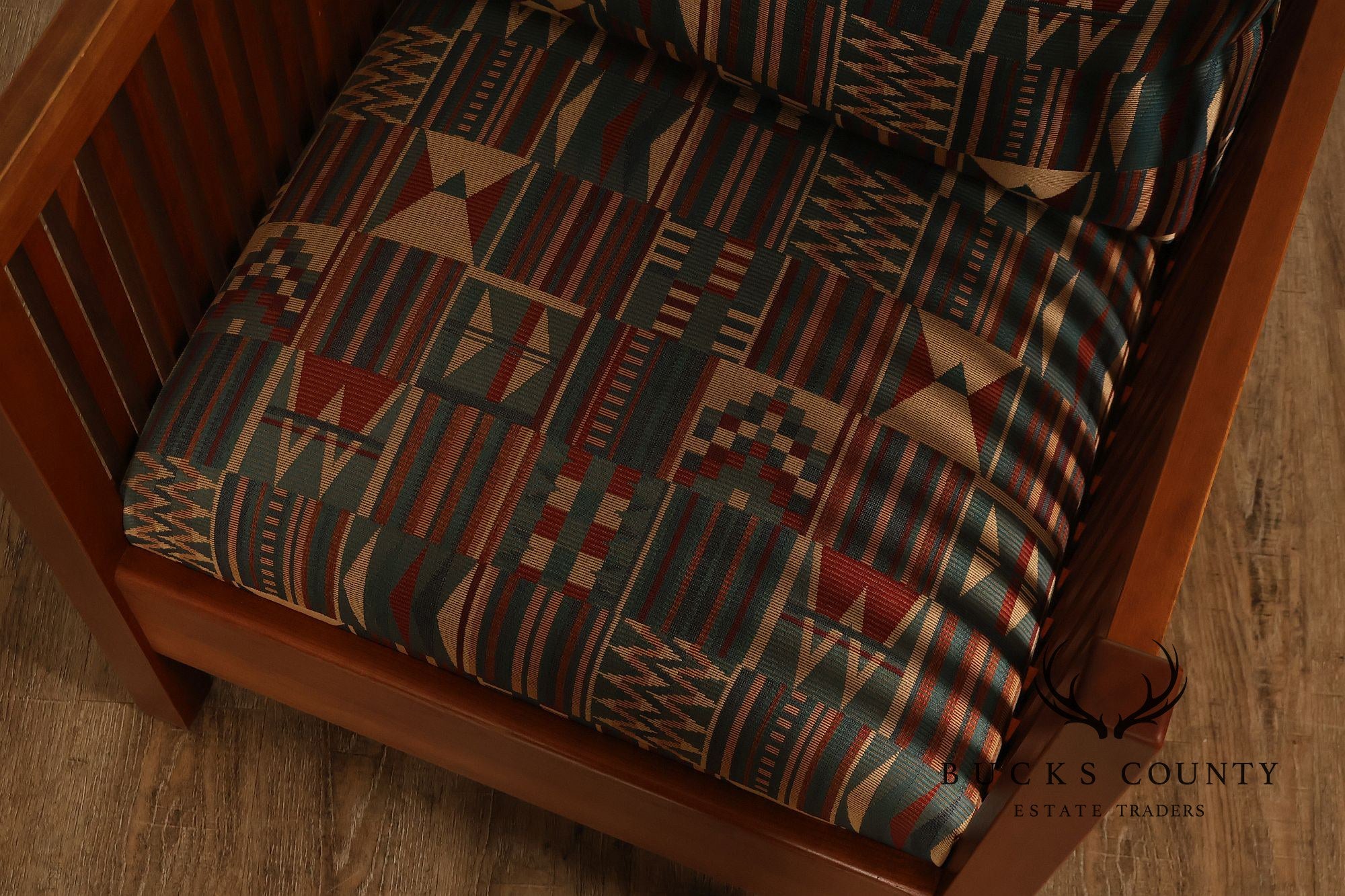 Stickley Mission Collection Cherry Spindle Cube Chair