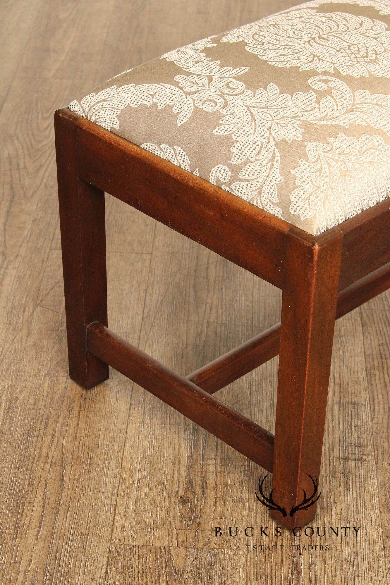 Kittinger Williamsburg Adaptation Mahogany Foot Stool