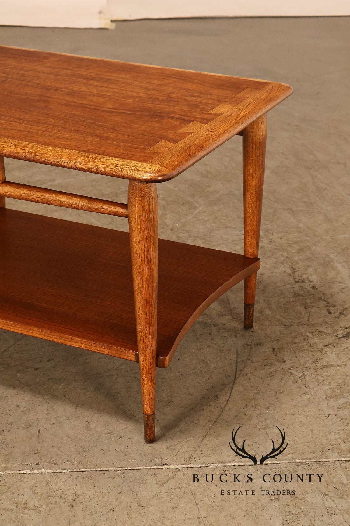 Lane 'Acclaim' Mid Century Modern Walnut and Oak End Table