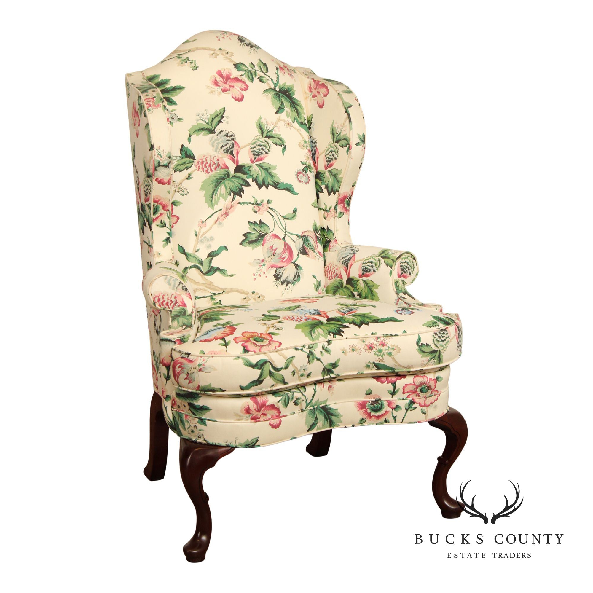 Statesville Chair Co. Georgian Style Wing Chair