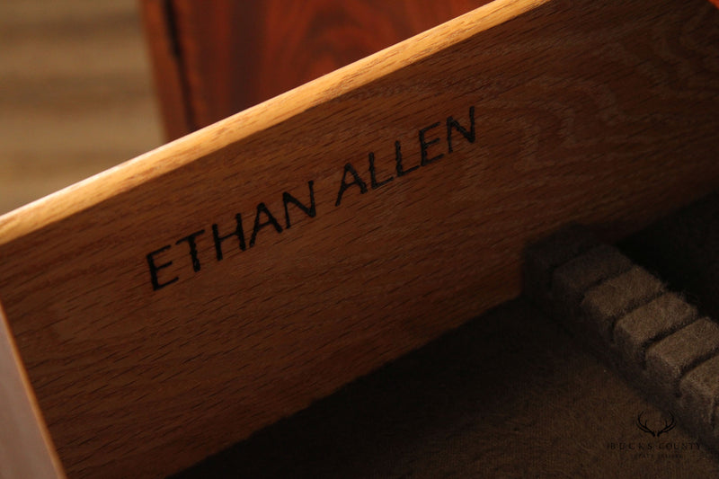 Ethan Allen Hepplewhite Style Inlaid Mahogany Sideboard
