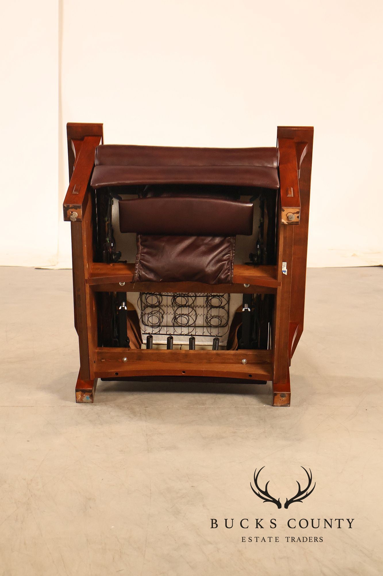 Stickley Mission Collection Cherry Spindle Morris Recliner