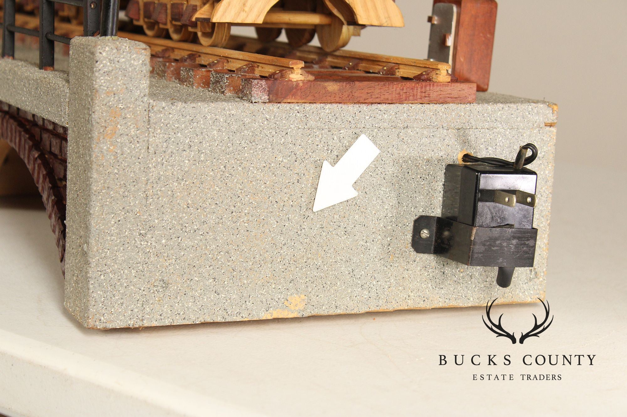 Philip Jacoby Carved Wood Model Train