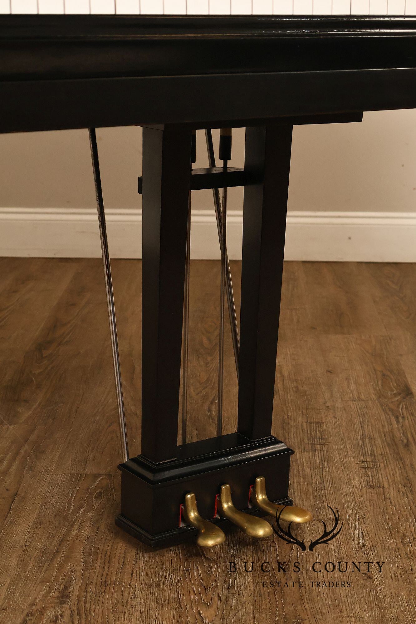 Kurtzman Ebonized Grand Piano And Duet Bench