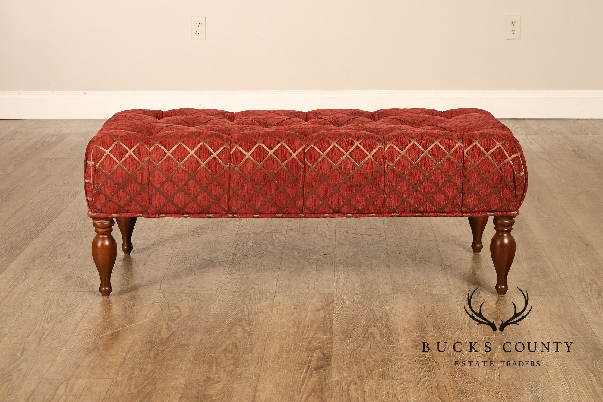 Lee Industries Upholstered Tufted Bench