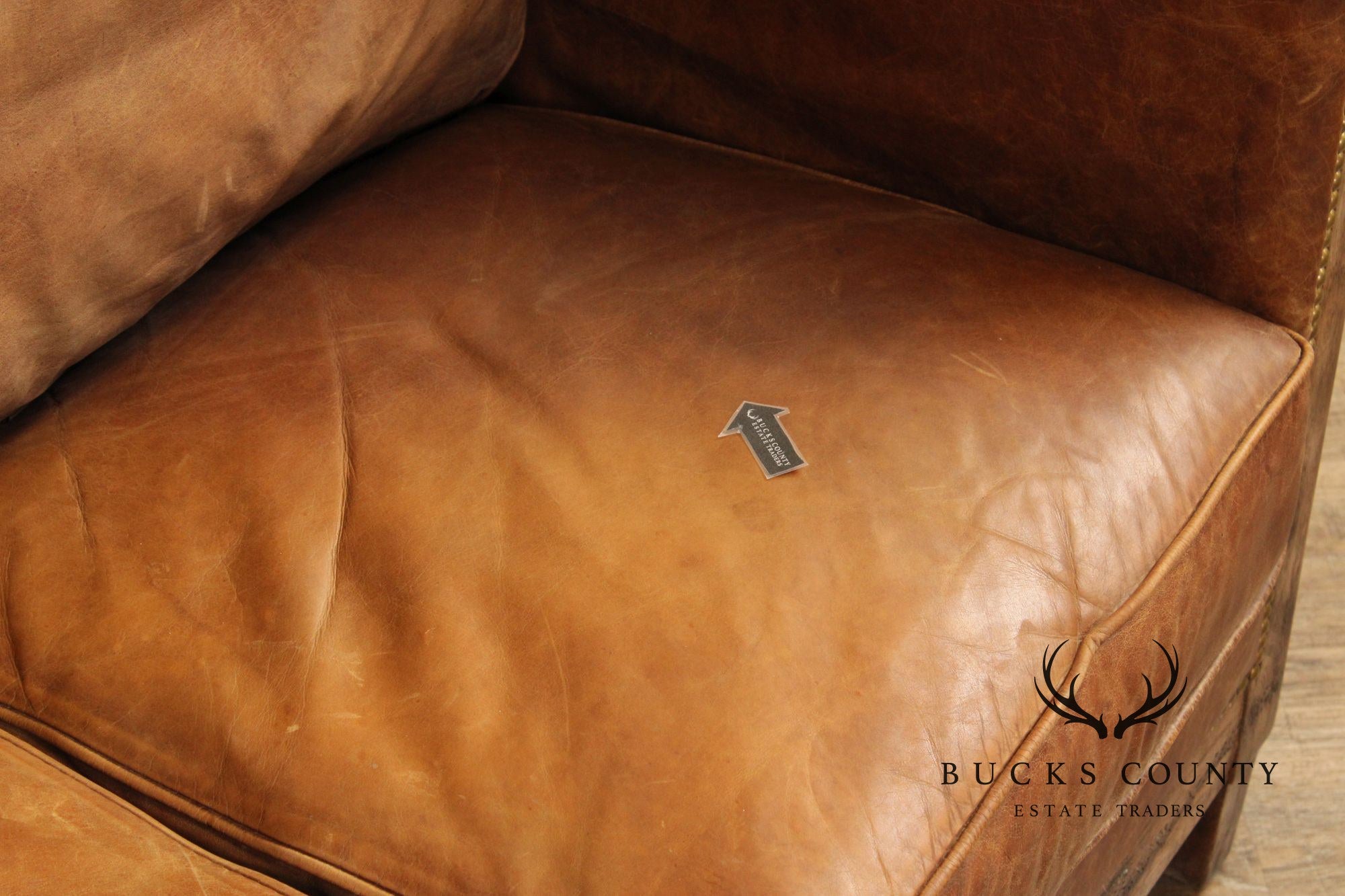 Moe's Collection 'Darlington' Rustic Leather Sofa