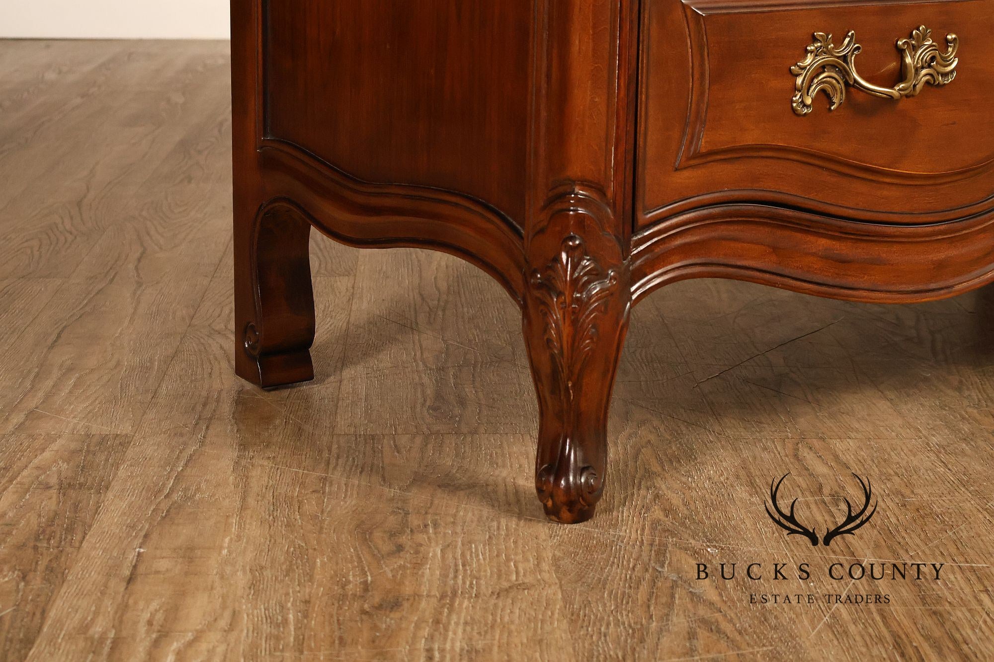 Henredon French Country Style Walnut Armoire