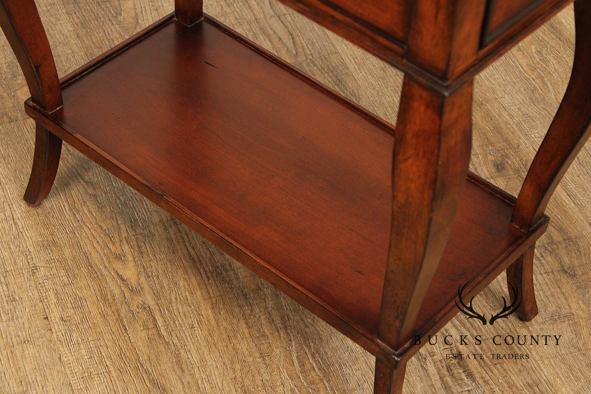 Ethan Allen French Louis XV Style Two-Tier Side Table