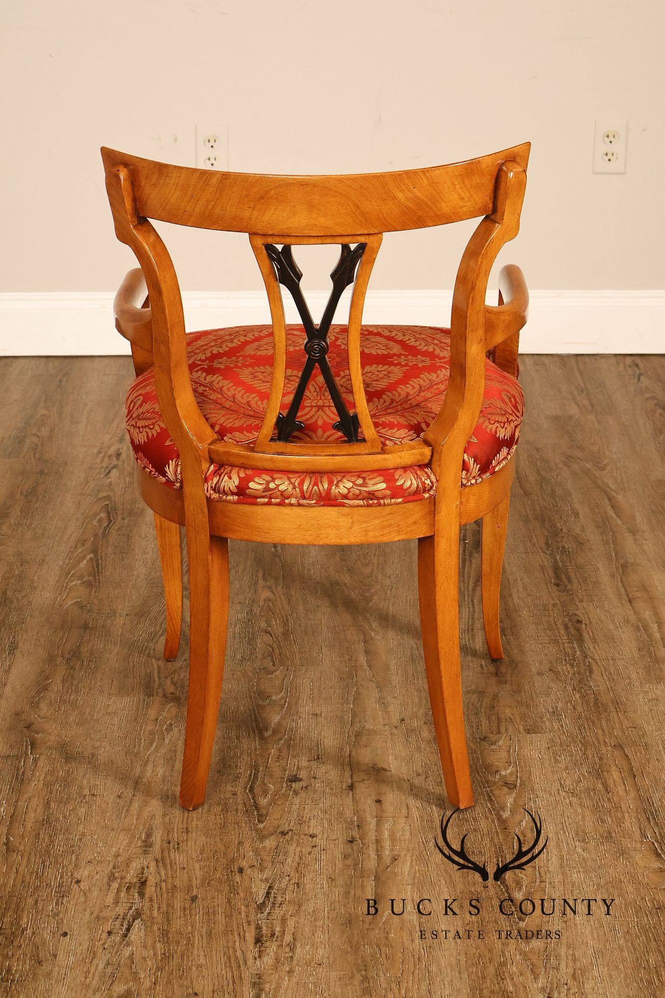 William Switzer French Empire Style Arrowback Armchair