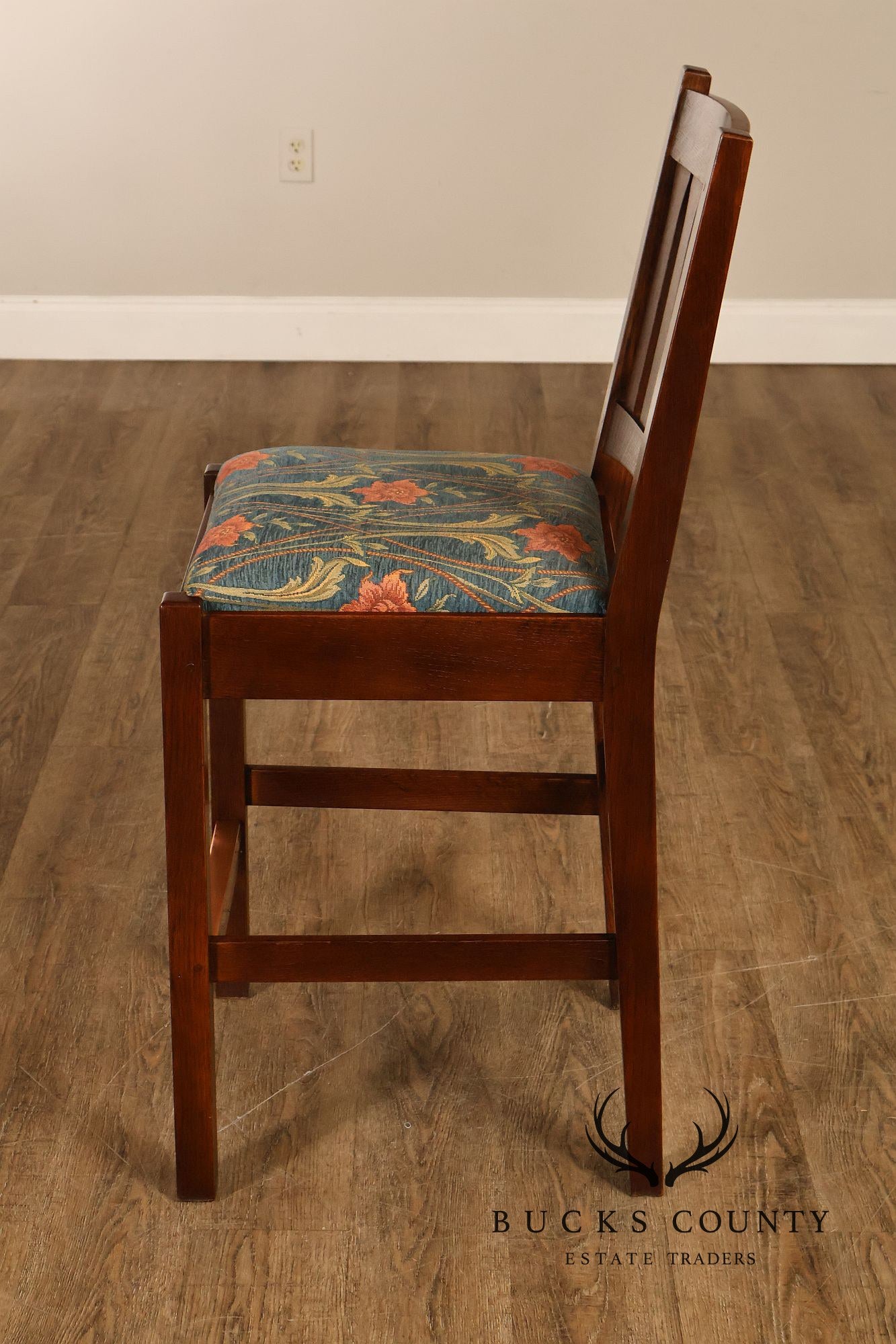 Stickley Mission Collection Set Of Four Cottage Style Bar Stools