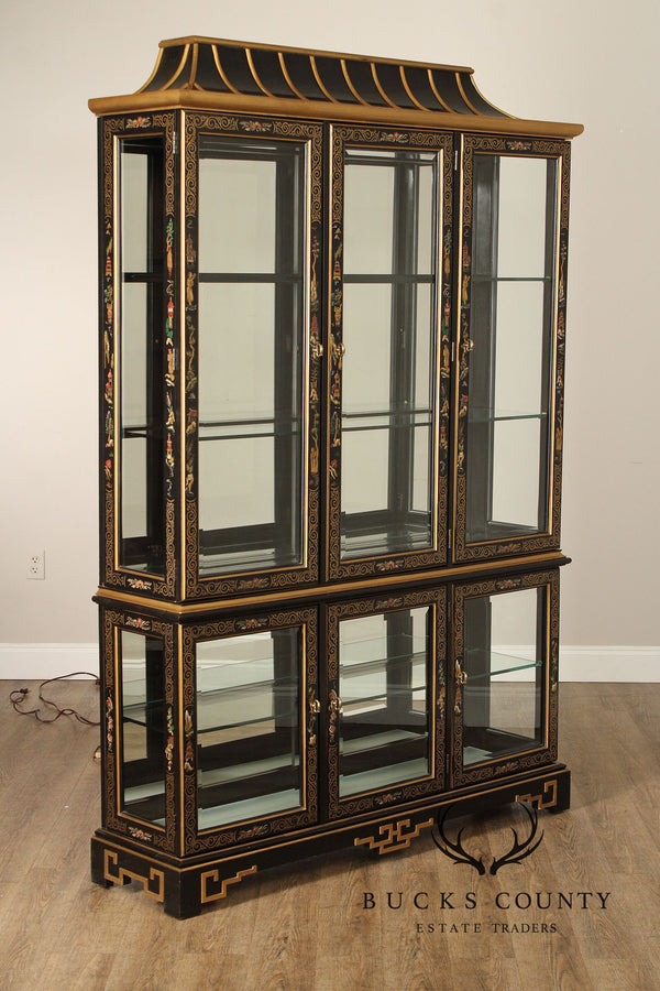 Pulaski Furniture Chinoiserie Pagoda Display Cabinet