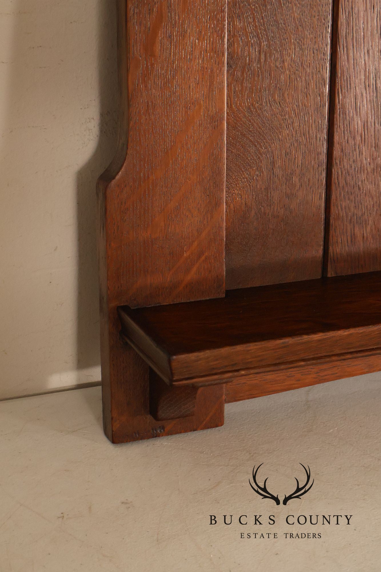 Antique Gustav Stickley Mission Oak Plate Rack #903