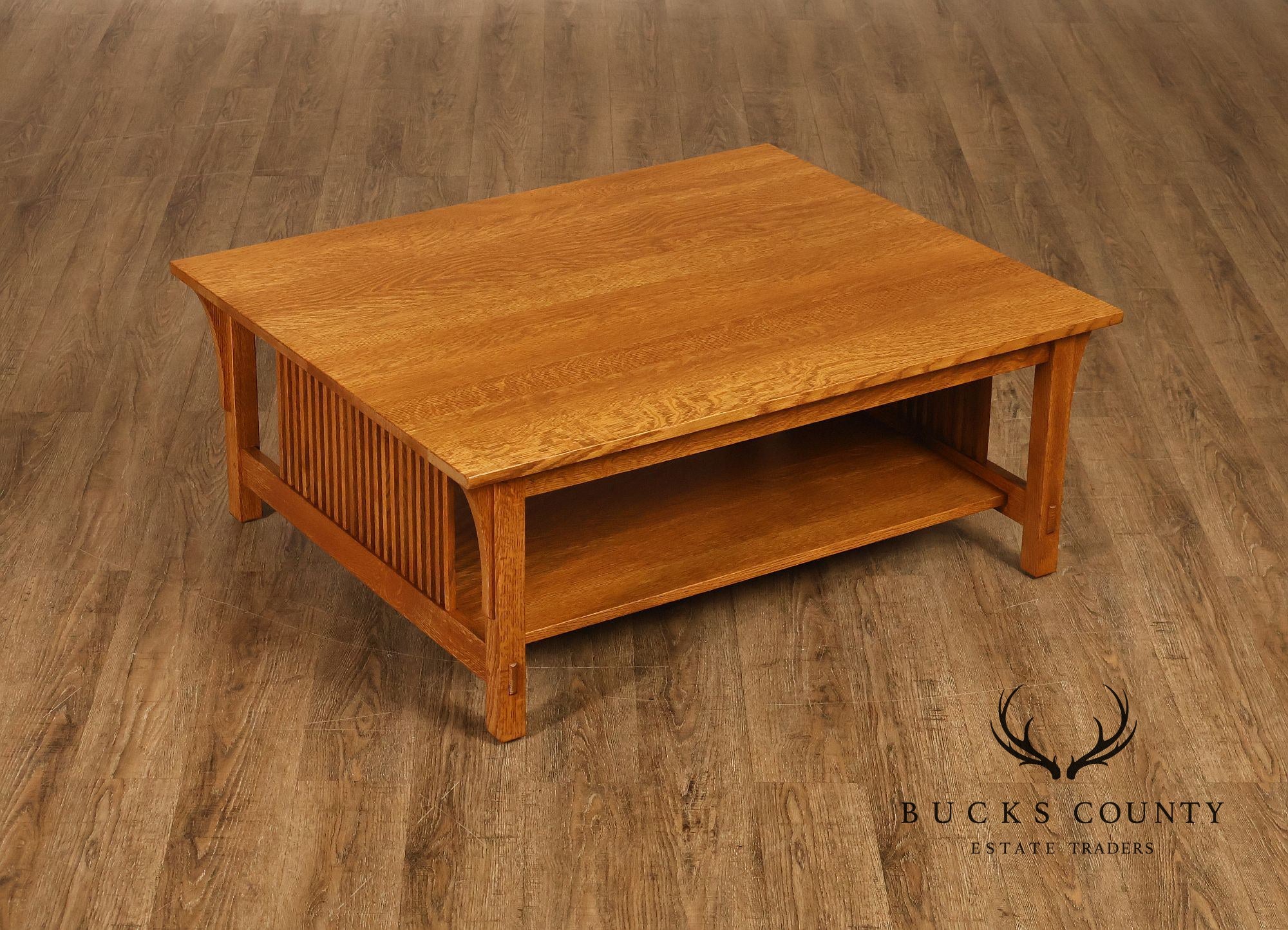 Stickley Mission Collection Oak Cocktail Table