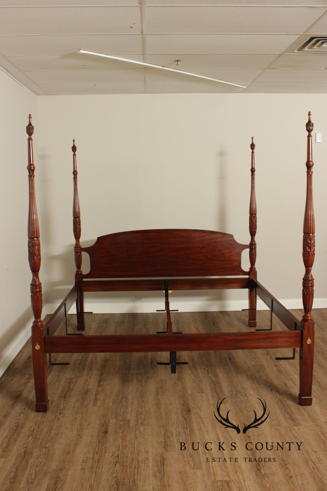 Henkel Harris Mahogany King Size Poster Bed