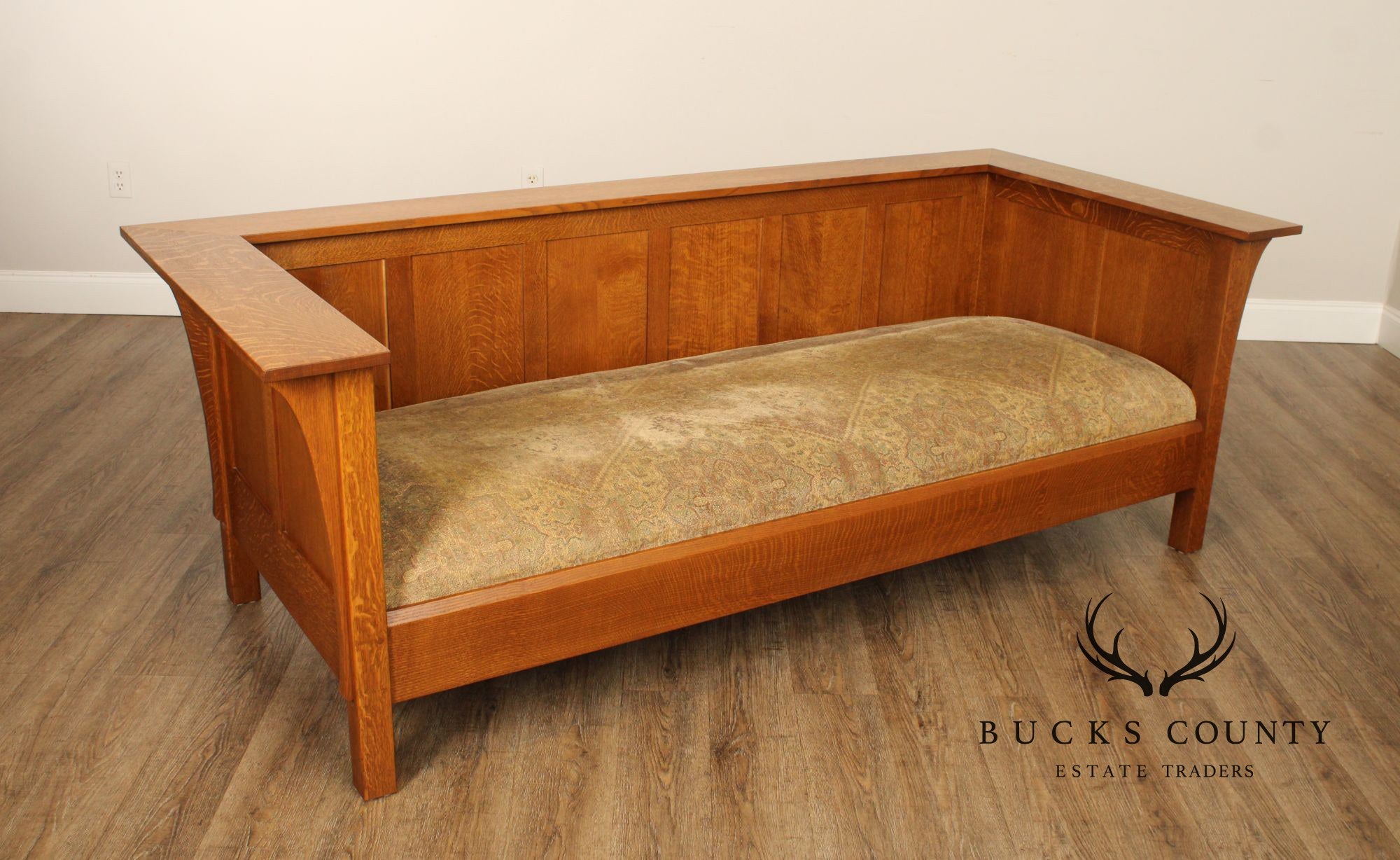 Stickley Mission Collection Oak Prairie Settle