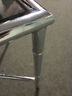 Hollywood Regency Chrome & Smoked Glass Side Table