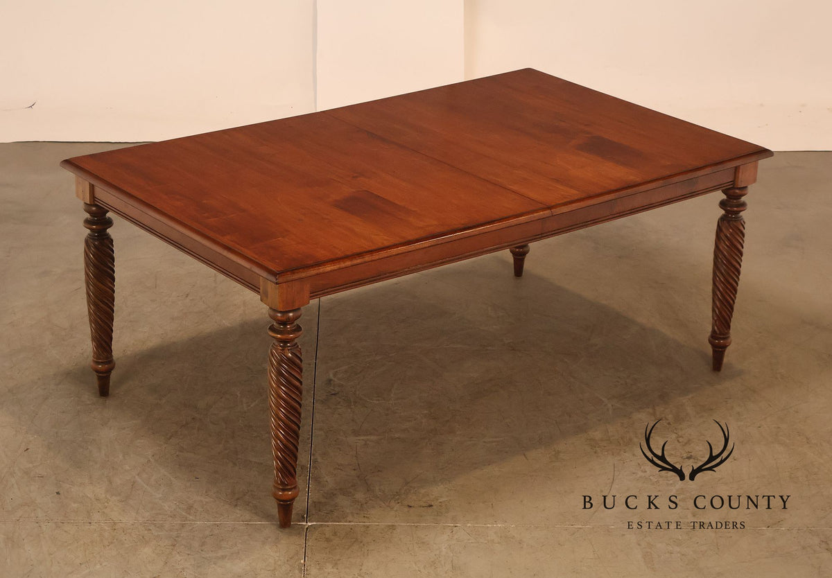 Ethan Allen British Classics Maple And Birch Dining Table
